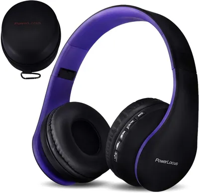 Produktbild von Wireless 5.0 Bluetooth Kopfhörer Over-Ear, Over Ear Kopfhörer mit mikrofon, Verbesserte Stereo Bass-Sound, Faltbare Kopfhörer für iPhone,Android,PC