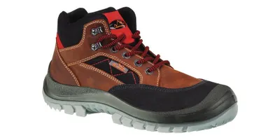 Produktbild von Sicherheitsstiefel Sherpa Gr.45 braun/rot S3 EN20345 Leder REMISBERG