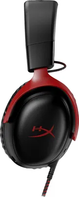 Produktbild von HP HyperX Cloud III – Gaming-Headset (schwarz/rot), Kopfhörer