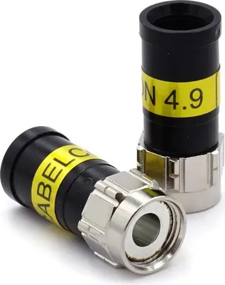 Image de Cabelcon F-56 4.9 SELBSTINSTALLIERENDER KOMPRESSIONS-F-Stecker