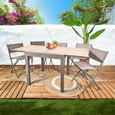 Image de Table Extensible - HOME DECO FACTORY - Ornela - Rectangulaire - Extensible