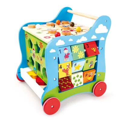 Produktbild von Small Foot Design 5848 Unser Sandmännchen Lauflernwagen, bunt (1 Stück)