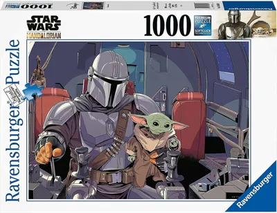 Zdjęcie produktu dla Ravensburger Star Wars: The Mandalorian, 1000 szt., Telewizja/filmy, 14 lat(a)