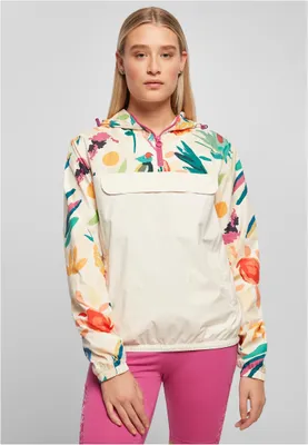 Obrázek produktu pro Dámská větrovka Urban Classics Ladies Mixed Pull Over Jacket whitesandfruity - M