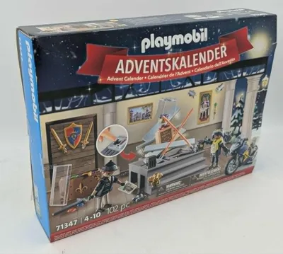 Produktbild von PLAYMOBIL Christmas 71347 Adventskalender Polizei Museumsdiebstahl