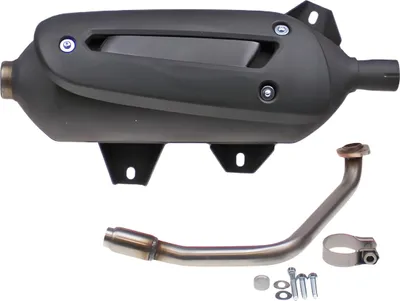 Obrázok produktu pre TECNIGAS Maxi 4 kompletný výfukový systém - hliníková čierna Vespa GTS 125