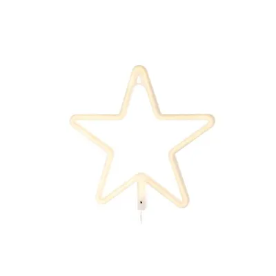 Image de Lampe de chevet LED - étoile - blanc chaud