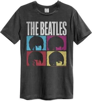 Produktbild von The Beatles - Hard Days Night Uni T:Shirt, Small, Charcoal