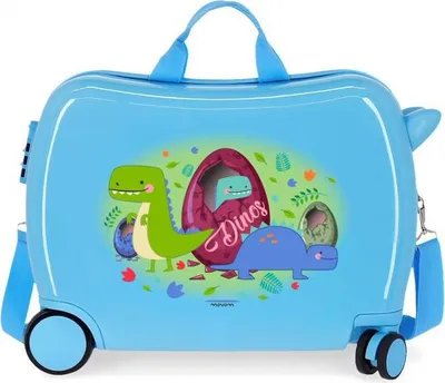 Produktbild von Kinderreisekoffer auf Rollen / Kinderwagen MOVOM Dinos, 34L, 3729867