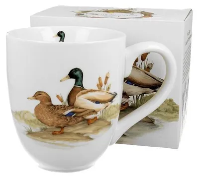 Image de Mug, tasse, tasse à café, monde des oiseaux, dans une boîte, comme cadeau - Canards XXL 1000 ml