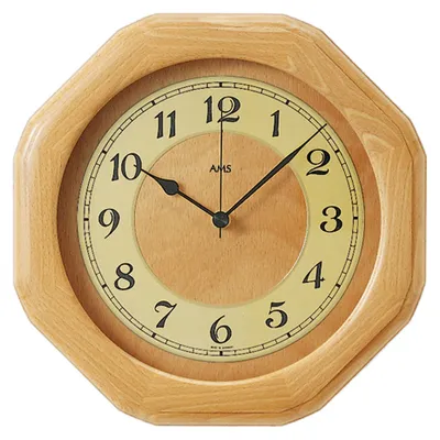 Produktbild von AMS Funk-Wanduhr, Funkwerk, 28x28x5cm, 5859/18