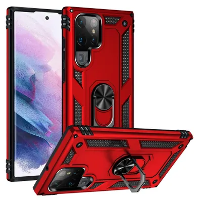 Immagine prodotto di Custodia per cellulare Armor Shield per Samsung Galaxy S23 Ultra cover Custodia ibrida per cellulare, rosso