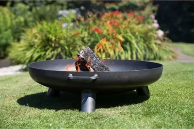 Productafbeelding van RedFire vuurschaal, model Salo, zwart staal, 80 cm, artikelnummer 81020