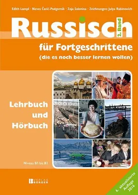 Obrázok produktu pre Russisch für Fortgeschrittene 2. Lehrbuch und Hörbuch mit Mp3-Daten
