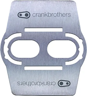 Produktbild von Crankbrothers Pedalplatten 2-Loch Shoe Shield, Silber