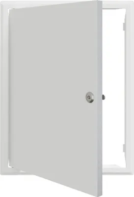 Immagine prodotto di vidaXL Sportello di accesso bianco 43 x 33 x 3 cm acciaio