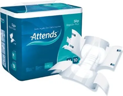 Produktbild von Windelhose Attends Slip Classic 10 XL Hüfte 150 bis 175 cm(1Karton: 4x15Stk.)>>>>