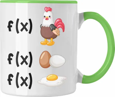 Produktbild von Trendation - Mathe Lehrer Tasse Geschenk Gleichungen Mathe Student Geschenkidee (Grün)