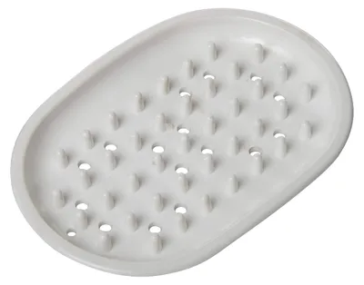 Zdjęcie produktu dla Pojemnik na mydło Fackelmann 44571, 13x9 cm, biały