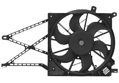 Produktbild von VAN WEZEL 3742746 Lüfter Motorkühlung Kühlerlüfter für OPEL Astra G CC (T98) Wasserkühler Ø387mm