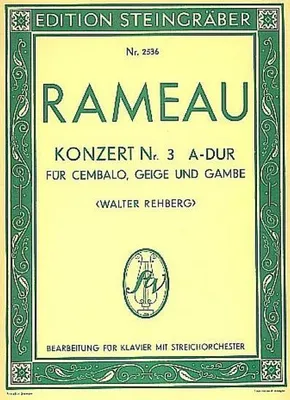 Produktbild von Konzert A-Dur Nr.3 fürKlavier und Streichorchester