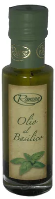 Produktbild von Olivenöl mit Basilikum 100 ml. - Ranise