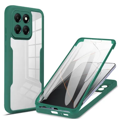 Image de Coque 360° pour Xiaomi 17 avec protection de l'écran et de l'appareil photo, couleur verte