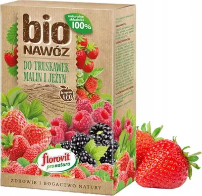 Immagine prodotto di Concime granulare Florovit per fragole lamponi more 1,1 l