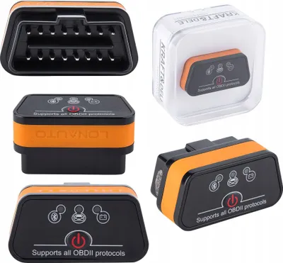 Zdjęcie produktu dla Skaner Diagnostyczny Czytnik Błędów OBD II BLUETOOTH Kraft&Dele