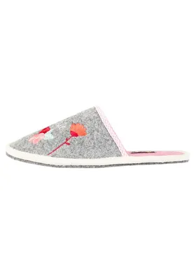 Produktbild von Glücksgefühle Filzpantoffel, Farbe:mausgrau, Größe:40/41