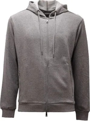 Produktbild von 2799AE felpa uomo EMPORIO ARMANI durchgehender Reißverschluss grau melange Sweatshirt Mann