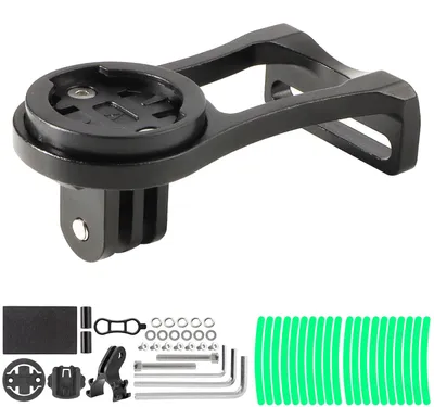 Productafbeelding van Aluminium fietshouder voor GPS fietscomputer met accessoires