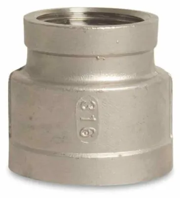 Zdjęcie produktu dla Złącze gwintowane Tuleja redukcyjna ze stali nierdzewnej 1/2" IG x 3/8" IG