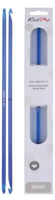 Doppelendige Häkelnadel 5 mm, tunesisch, 30 cm