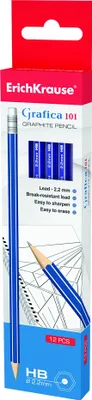 Produktbild von Bleistifte Härtegrade 12 Stück Set, Auswahl:32852 Grafica 101 (HB) m. Radiergummi