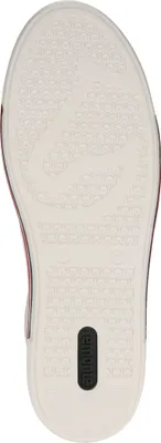 The sole of a white Remonte sneaker is shown.