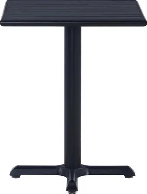 Immagine prodotto di vidaXL Tavolo da giardino nero 60x60x75 cm