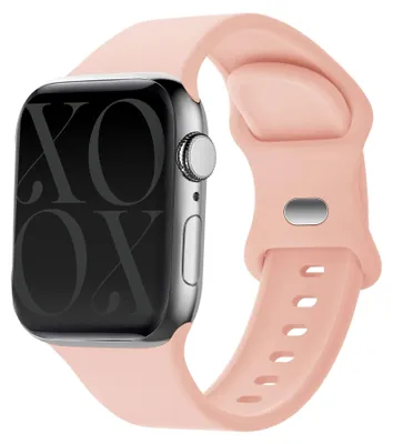 Produktbild von Apple Watch Silikonarmband (Hellrosa) - 38/40/41/42mm