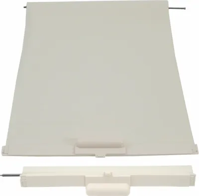 Zdjęcie produktu dla MPK roleta wymienna wyłaz dachowy okno dachowe maska dachowa 40 x 40 cm przyczepa kempingowa przyczepa kempingowa perłowa biel