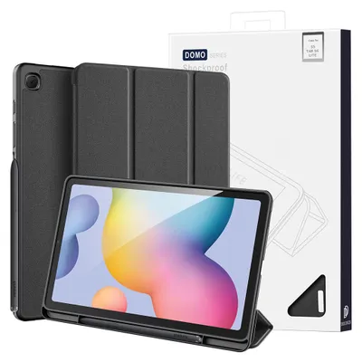 Produktbild von DUX DUCIS DOMO klappbares Case mit Stylus-Halter passend für SAMSUNG Tab S6 Lite (P610/P613/P615/P619) schwarz