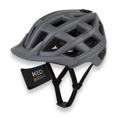 Produktbild von KED Crom Fahrradhelm Für Mountainbike, Trekking Und Alltag Mit LED Rücklicht, FIDLOCK, Farbe: dark grey matt Größe: 52-58 (M)