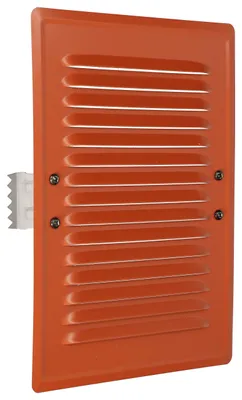 Obrázok produktu pre KOTARBAU® kovové ventilačné mriežky s ochranou proti hmyzu, farba tehlová, rozmer 165x230 mm