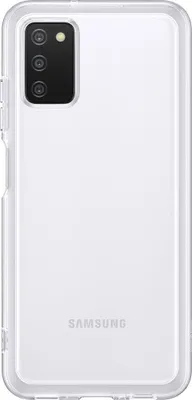Produktbild von Samsung EF-QA038TTEGEU, Cover, Samsung, Galaxy A03s, 16,5 cm (6.5"), Transparent