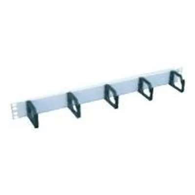 Produktbild von Apranet 21-3145-30, Kabelmanagementtafel, Schwarz, 1U, 48,3 cm (19 Zoll), 482,6 mm, 60 mm