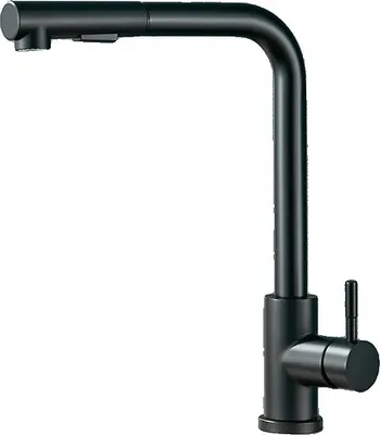 Immagine prodotto di Rubinetti da cucina, acciaio inox, estraibili, nero opaco-304
