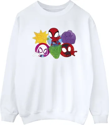 Produktbild von Marvel - "Spidey And His Amazing Friends" Sweatshirt für Damen BI35645 (L) (Weiß)