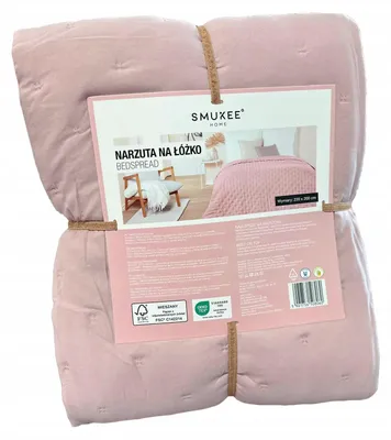 Produktbild von Smukee Tagesdecke 220x200 cm Staubiges Altrosa