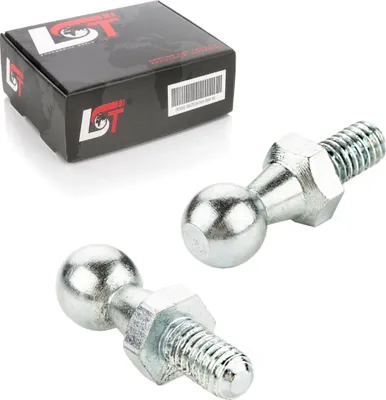 Produktbild von 2x Kugelzapfen Kugelkopf M6 10mm Gasfeder DIN71803 für CITROEN PEUGEOT RENAULT