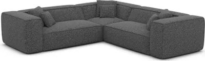 Produktbild von Bouclé Ecksofa Arelia Graphit