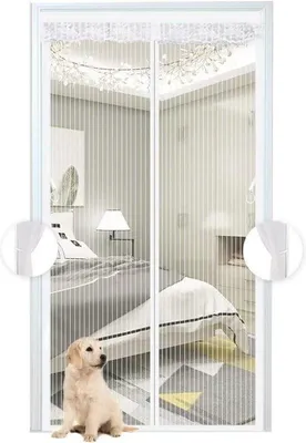 Image de Moustiquaire magnétique pour porte, maille fine, 150 x 220 cm, balcon, simple